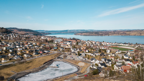 Gjøvik sentrum 2021   drone 2