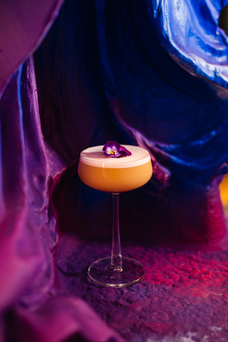 Cocktail, purple flower, Balthazar 2