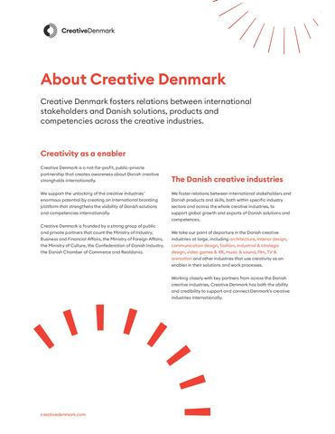 About Creative Denmark
