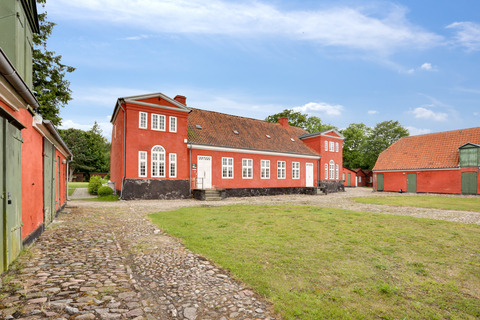 Færgegården set fra gårdspladsen. Kredit Museumskoncernen ROMU