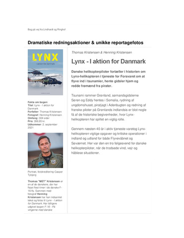 Lynx   I aktion for Danmark