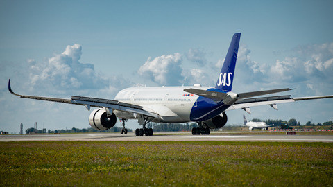 SAS Airbus A350 900 landing ny bemaling 4