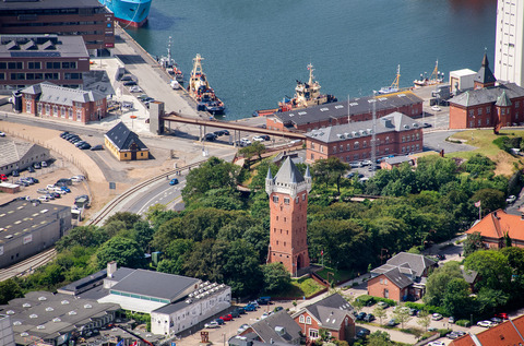 Luftfoto Esbjerg, 2019.