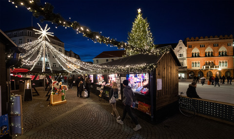 Julehyttebyen på Torvet i Esbjerg, 2019.