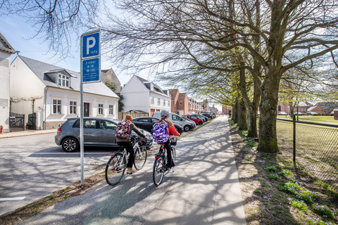 Cykelstien i Kirkegade, 2021.