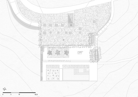 Plan 01 Roof 1 200 Villa AA C.F. Møller Architects