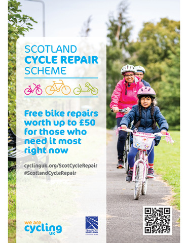 Scotland Cycle Repair Scheme posters 2021 22