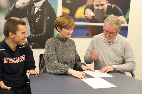 Underskrivelse af samarbejdsaftale mellem Parasport Danmark, DGI og DAI