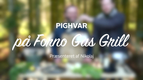 Pighvar på Morsø Forno Gas grill   200979, 13608, 200942, 201007, 201032, 201028, 201010