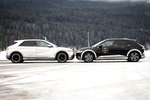 20220126 rekkeviddetest elbil vinter Hyundai Ioniq 5 stort vs lite dekk foto Tomm W Christiansen 34