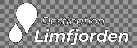 Destination Limfjorden Designguide logo hvid outline