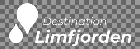 Destination Limfjorden Designguide logo hvid