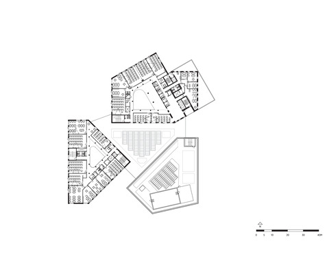 Plan_Fourth Floor_VIA University College Campus Horsens_C.F. Møller Architects