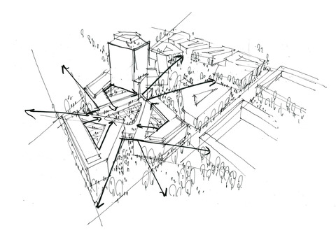 Sketch 02 VIA University College Campus Horsens C.F. Møller Architects