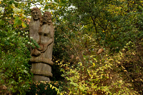 Corselitze Have skulptur Adam&Eva credit kunstner Julius Urbanavicius; foto Business Lolland Falster