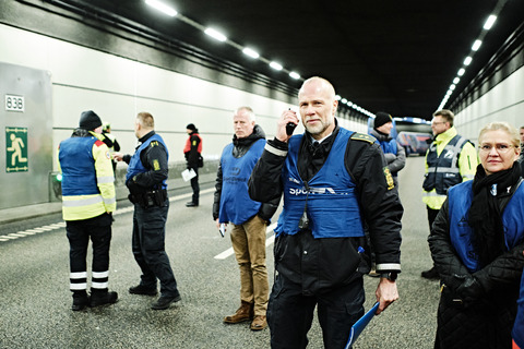 Beredskapsövning på Øresundsbron 2022