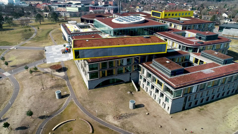 LEGO Campus from above Footage by LEGO Group