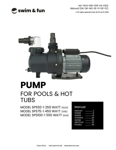 Pumps for pools & Hot tubs.pdf