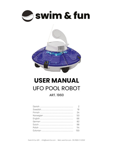Pool Robot UFO
