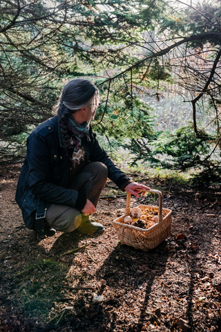 Katrine Mushroom foraging November 2019