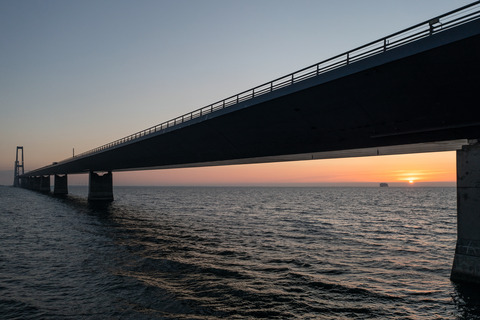 DJI 0954 East Bridge (approach span) sunset. 