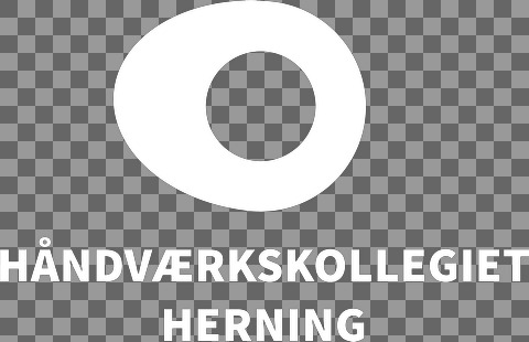 Håndværkskollegiet Herning logo RGB Hvid