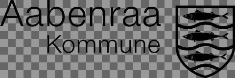 aabenraa kommune logo outline sort