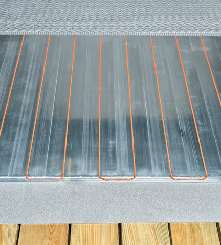 SF Floor Heating Alu Plates 4