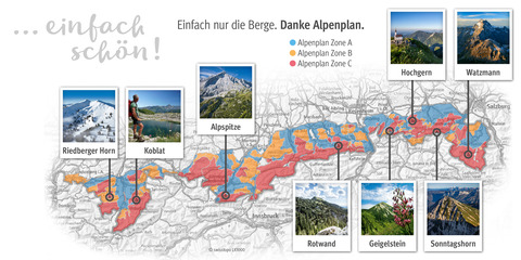 1705 Alpenplan Karte OL
