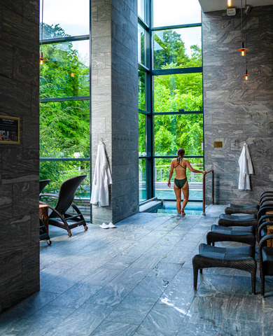Spa skovbadet natur gæst sommer Hotel Vejlefjord