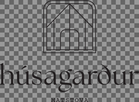 húsagarður logo svart FO