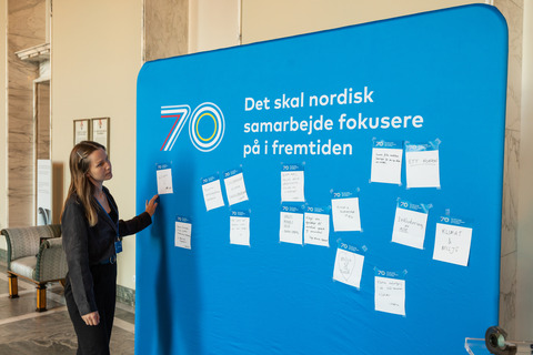 Future wall at Nordic Council Session 2022
