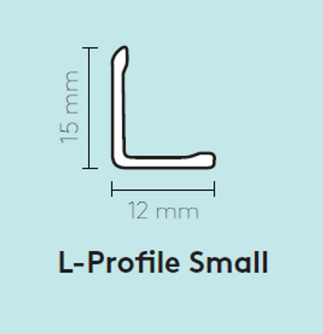 Small L Shape   Alum