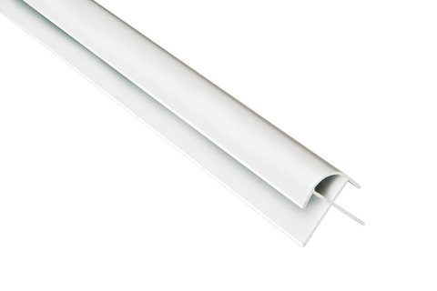 163665 External Corner Profile + White PVC + WP110+EXT