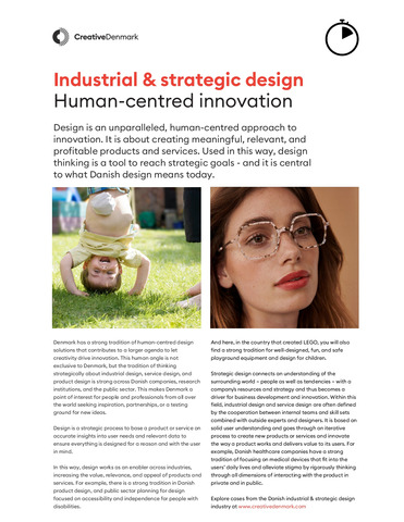 Industrial & strategic design