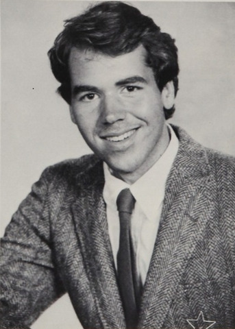 Bret Easton Ellis, 1982 yearbook photo from the Buckley School, Sherman Oaks, Calif.