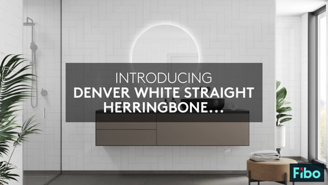 Denver White Straight Herringbone Animation