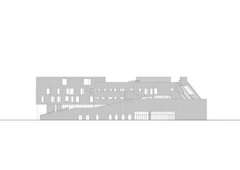 The School on Islands Brygge Elevation South East