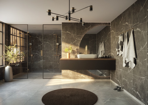 Black Marble M6060 Bathroom Inspiration