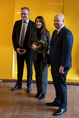 Jacob Jensen, HRH Princess Marie of Denmark and Peter Kullgren