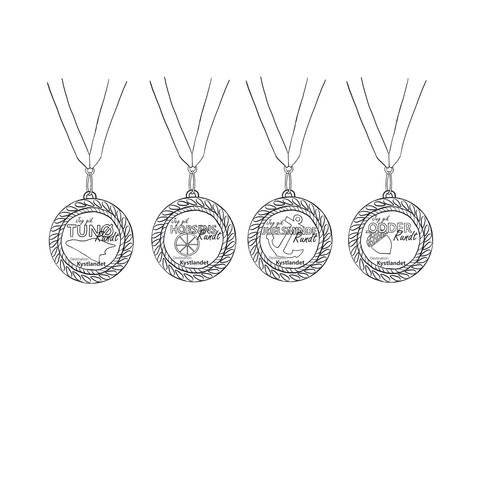 medaljer m kystlandet logo