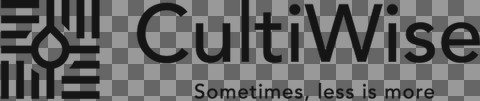CultiWise Logo Horizontal Black