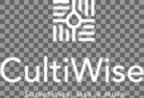 CultiWise Logo Vertical White
