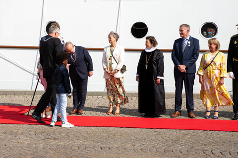 Dronningens modtagelse i Sønderborg 18.7.23 0217