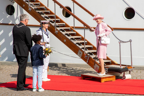 Dronningens modtagelse i Sønderborg 18.7.23 0181