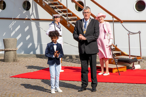 Dronningens modtagelse i Sønderborg 18.7.23 0199