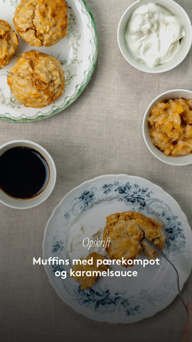 Muffins m. pære story
