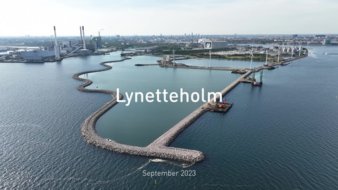 Lynetteholm Dronevideo September 2023