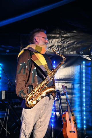 Saxophone player at Night of Culture 2023