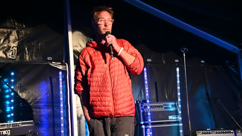 Nikolaj Kirk speaking at Night of Culture 2023